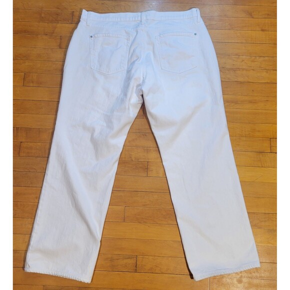 James Icon Women's 20 White Denim Jeans Classics Casual Regular  40x30 - Picture 2 of 11